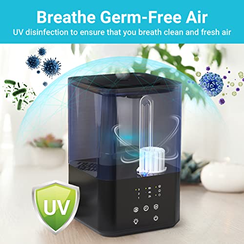 Livatro 4.5L Top Fill Humidifiers for Bedroom Large Room Home, Cool