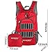 ECEEN Hiking Daypack Ultra Lightweight Packable + Portable Solar Power Battery Pack, Durable Light Camping Backpacks for Men and Women Outdoor Sports