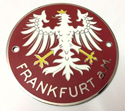 Autogrillbadges Front Grill Badges - Automotive Metal Badges - White Eagle Emblem - Round Motor Badges by Car Grill Badges