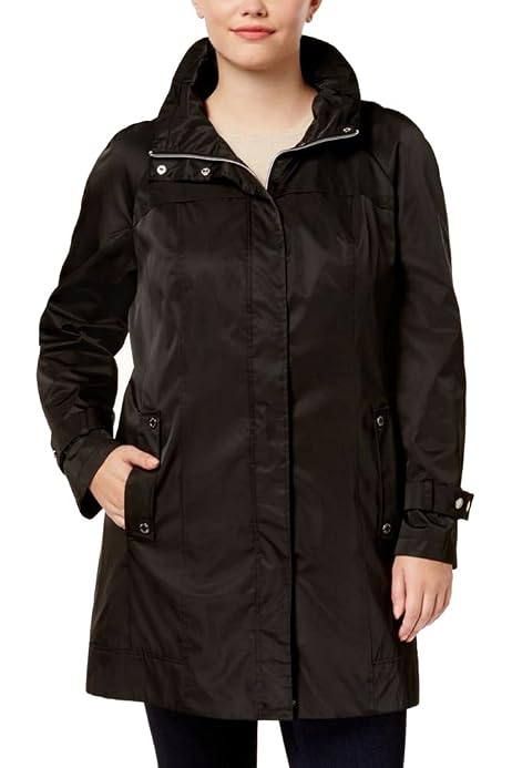 Plus Size Packable Anorak Jacket 