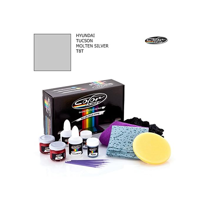 Buy HYUNDAI TUCSON/MOLTEN SILVER T8T / COLOR N DRIVE TOUCH UP PAINT