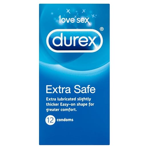 Durex Extra Safe Condoms Extra Lubricated Pack of 12 Amazon.co.uk Prime Pantry