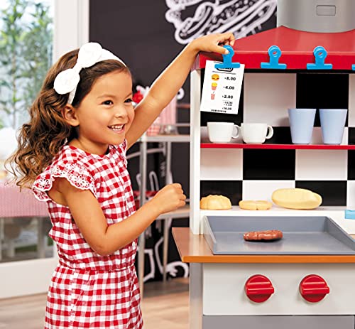 Little Tikes Real Wood Drive-Thru Diner Wooden Play Kitchen with