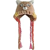 KORADI Kids Novelty Knit Hat Winter Cute Animals Beanie Hats Funny Earflap Caps with Tassel for Girls Boys 2-10 Years