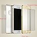Losin 360 Case Compatible with Apple iPhone 7 Plus / iPhone 8 Plus 5.5 Inch Luxury Electroplate 360 Degree Full Body Protection Mirror + 9H Tempered Glass Screen Hard PC 360 Degree Coverage Case