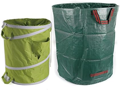 26 Gallon Garden Bags Reusable Yard Waste Bag with Extra 72 Gardening Trash Lawn Leaf Bag