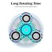 Keepfit Tri-Spinner Fidget Toy, LED Flashing Light EDC Anti-Stress Toys, Help ADD ADHD (Flower-D)