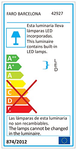 Faro Barcelona dood 42927 dood inbouwspot wit LED 24 W 3000 K - Afbeelding 4