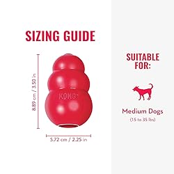 KONG Classic Stuffable Dog Toy - Fetch & Chew Toy