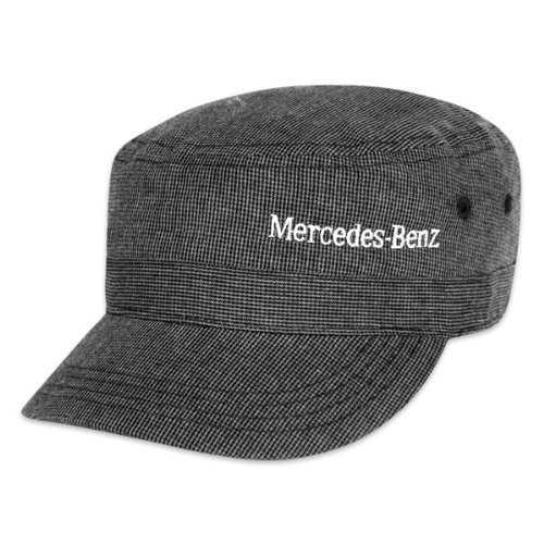 Genuine Mercedes Benz Houndstooth Military Cap Hat
