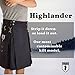 Damn Near Kilt 'Em Men's Highlander Utility Kilt XX-Large Black