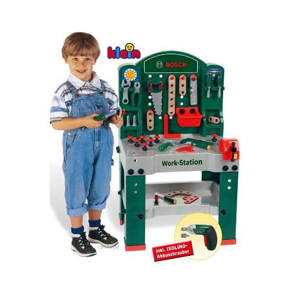 Bosch Workstation Kinderwerkbank inkl. Ixolino-Akkuschrauber