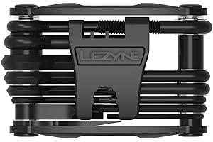 LEZYNE RAP II Bicycle Multi-Tool, Anti-Corrosion CRV Bits, Hex, Torx, Ergonomic Side Plates, High Performance Compact Bike Tool (13 Tubeless)