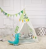 Kids Teepee Children Play Tent Children's Foldable Play House Tipi Wigwam Kids Room Decor for Indoor Outdoor Use Photo Prop Pictured