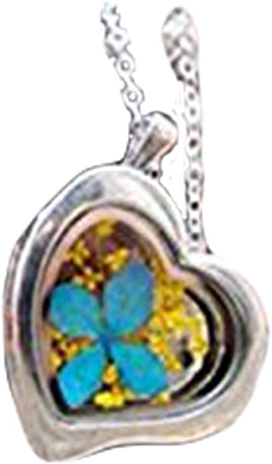 Terrarium necklace, dried flowers necklace, glass locket pendant, real flower jewelry, heart necklace, gift for her, romantic jewelry