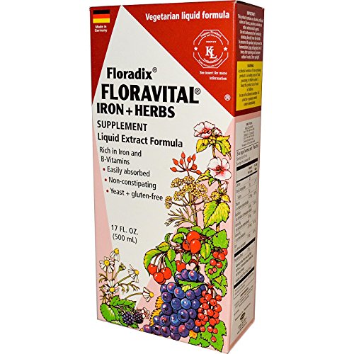 Flora - Floravital Iron + Herbs, 17 fl oz liquid image