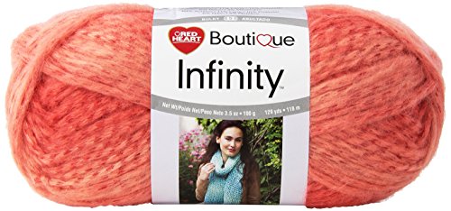 Red Heart Yarn, Infinity Poppy