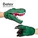 Boley Dinosaur Claw and Head Costume Set - Includes One Dinosaur Claw and One Dinosaur Head - Lifelike Dinosaur Toy Set for Kids, Children - Great Dinosaur Party Favors, Birthday Gifts