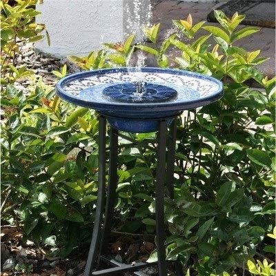 Pp Solar Water Fountain Solar Powered Bird Bath Fountain Pump Floating Solar Panel Water Pump Fountain Kit For Garden Decoration Small Pond Pool Fish Tank Aquarium Amazon Co Uk Kitchen Home