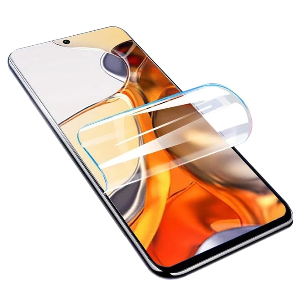Foebxxs [2 Pack] Hydrogel Screen Protector for Xiaomi 11T Pro/Xiaomi 11T, Touch Sensitive HD Clear Soft TPU Screen Protecto [Anti-scratch][Bubble Free][Support Fingerprint Unlock][No Tempered Glass]