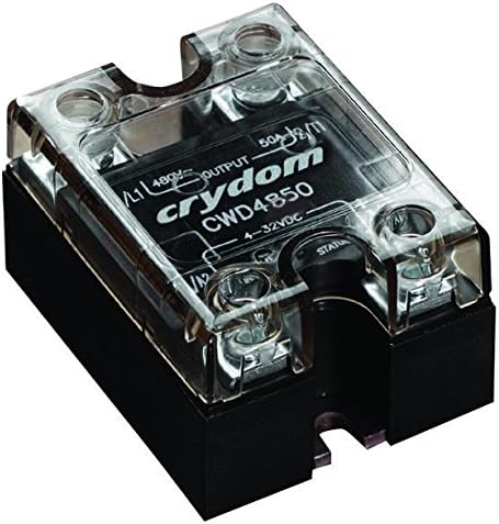 Crydom CWD2425-10 Relay; SSR; Random Turn-On; Cur-Rtg 25A; Ctrl-V 3-32DC; Vol-Rtg 24-280AC; Pnl-Mnt