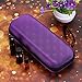 Hipiwe EVA Essential Oils Carrying Case Organizer for 20 Bottles 5ml 10ml Standard and Rollers Bottles Portable Hard Shell Essential Oils Travel Bag Holder for Essential Oils Bottle Storage (Purple)