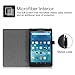 Fintie Folio Case for Fire HD 8 (2015 Model 5th Gen Only) - Slim Fit Premium Vegan Leather Standing Cover with Auto On/Off for Amazon Fire 8