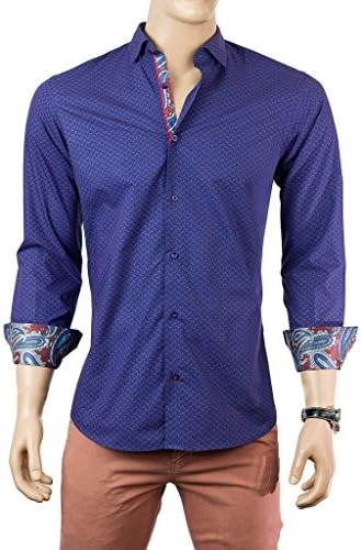 Martina Navy Men's Casual Shirt