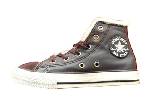 converse alte bambino marrone