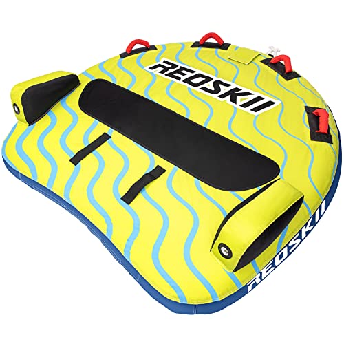 REOSKII (2023 Upgrade) Towable Tubes for Boating 2 Person, Heavy Duty