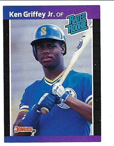 Ken Griffey Jr 1989 Donruss 33 Rated Rookie Card Rc Seattle Mariners Baseball At Amazon S Sports Collectibles Store