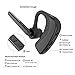Bluetooth Headset, HandsFree Wireless Earpiece V4.1 in-ear Earbuds with Mic for Business/Office/Driving-Black