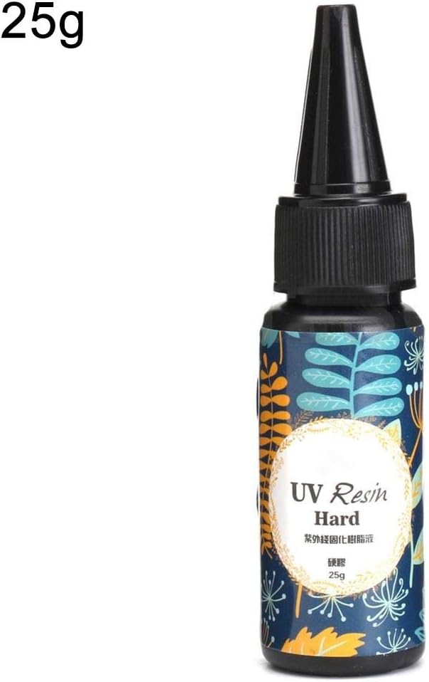 Verlike 10/15/25/60/100/200g UV Resin Hard Glue Ultraviolet Transparent LED DIY Accessory 25g