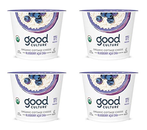 Good Culture Organic Cottage Cheese Blueberry Acai Chia 5 3 Oz