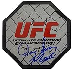 Dan "The Beast" Severn Autographed 8x8 UFC Octagon W/PROOF, Picture of Dan Signing For Us, UFC, MMA, Sherdog, Ultimate Fighting Championship, Pride Fighting Championships, Royce Gracie, Ken Shamrock, Mark Coleman