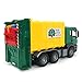 Bruder Man Tgs Rear Loading Garbage Green/Yellow Vehicle