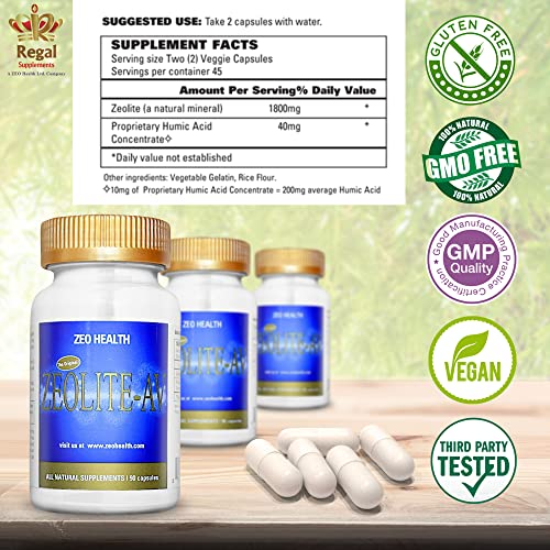 ZEOLITEAV Capsules Potent Immune System Booster with Humic Acid