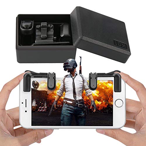 Mobile Game Controller for iPhone and Android – Ultra Fast, Move, Aim, and Shoot Simultaneously – Upgraded Version for Fortnite, PUBG, Knives Out, Survival, and iOS Video Gaming – Lock-in Grip, Rapid