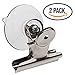 SOURCEONE.ORG Premium Large Suction Cup with Heavy Duty Clamp Perfect for Holding Signs onto Windows