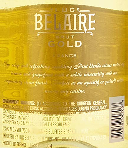 Luc Belaire GOLD Brut 12,5% Vol. 0,75l – Bild 5