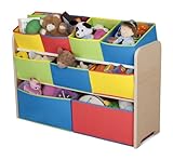 Delta Children Multi-Color Deluxe Toy Organizer with Storage Bins (Baby Product)