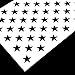 Gejoy 7 Pieces Star Stencil Template 50 Stars American Flag Template for Painting and DIY Making American Flags, 10.5 by 14.82 inch, 7 by 10 inch, 5 by 7 inch