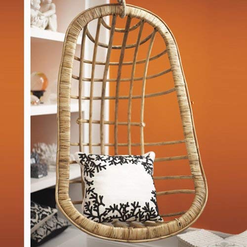 Two's Company Hanging Rattan Chair - Thumbnail 2