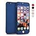iPhone 6s Plus Case, VANSIN 360 Full Body Cover Ultra Thin Protective Hard Slim Case Coated Non Slip Matte Surface with Screen Protector for Apple iPhone 6 Plus & iPhone 6s Plus (5.5'') - (Navy Blue)