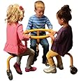 Constructive Playthings 21" H. x 3' diam. 3 Person Circle Bike with 13" H. Seats to Promote Cooperative Play