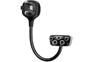 LENZ NEMA 14-30 Adapter: Compatible ONLY with Tesla Mobile Charger Gen 2 & 3, This Adapter Plugs into Your 240V 14-30 Outlet at 24 Amps (Verify Before Purchase), 16-Inch Length