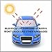 Folding Windshield Sun Shade | Jumbo Retractable Style Windshield Shade Fits Most Cars, SUVs, Trucks & Vans | Measures 62.99