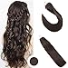 Ugeat 14inch 50s 1g/s Micro Loop Human Hair Extensions Medium/Chocolate Brown Beaded Hair Extensions with Micro Rings Total Weight 50g Remy Micro Ring Hair Extensions