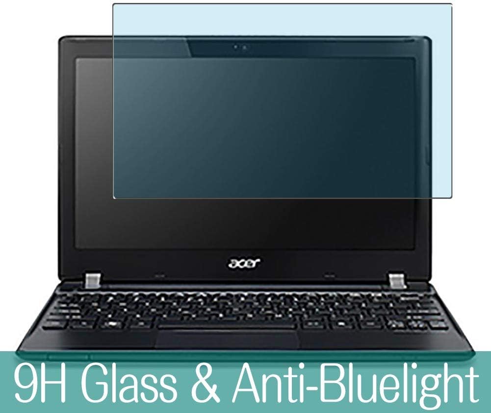 Synvy Anti Blue Light Tempered Glass Screen Protector for Acer TravelMate P453M TMP453M-W54D / P453 11.6" Visible Area 9H Protective Screen Film Protectors (Not Full Coverage)