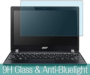Synvy Anti Blue Light Tempered Glass Screen Protector for Acer TravelMate P453M TMP453M-W54D / P453 11.6" Visible Area 9H Protective Screen Film Protectors (Not Full Coverage)